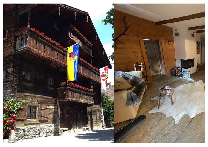 Ganze Wohnung, Ferienwohnung "Geigerhaus 500 Jahre - Maisonette" mit Bergblick, Gemeinschaftsterrasse und Wlan in Stuhlfelden, Pinzgau