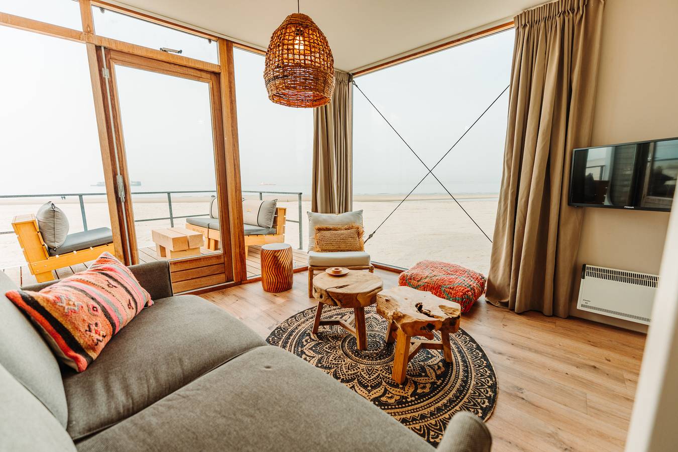 Strandweelde — Strandhäuschen in Nieuwvliet, Zeeuwse Kust