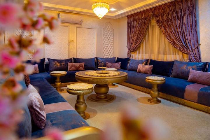 Villa pour 8 personnes, avec vue et jardin ainsi que sauna et piscine, animaux acceptés à Tanger - 4