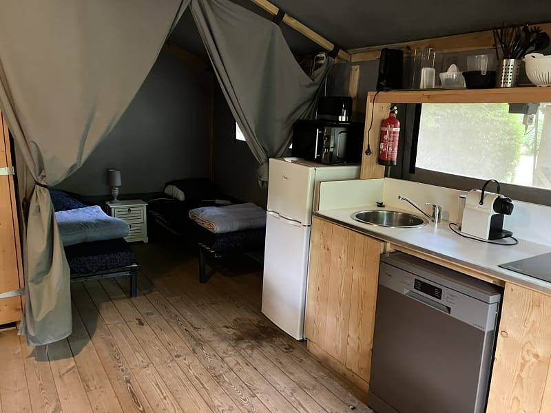 Rcn la Bastide en Ardèche — Tente Safari Cocotier in Sampzon, Ardèche