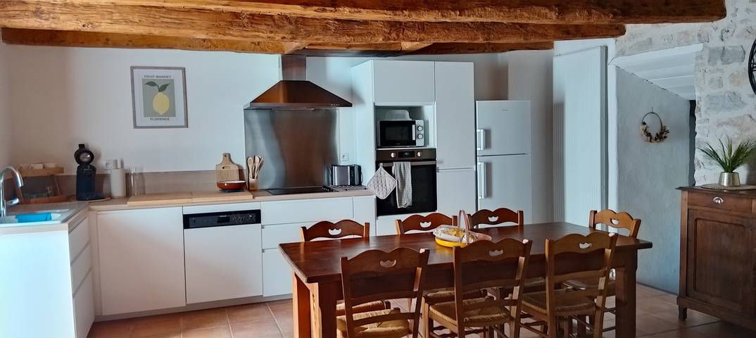 Gîte pour 6 personnes, avec Jardin