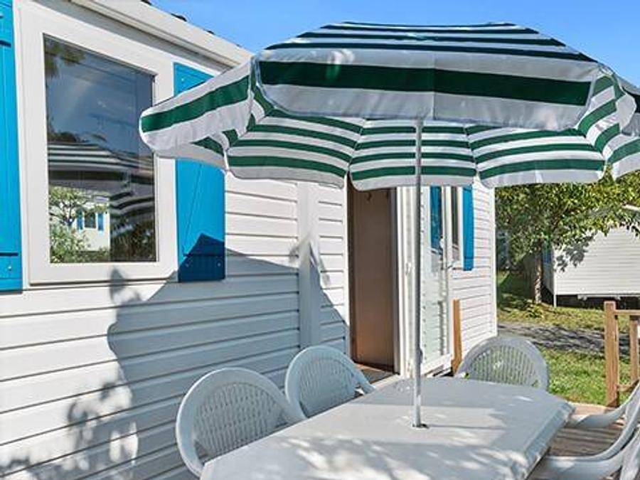 Camping La Dune Blanche - Mobilhome 6 personas - Mobil-home | Clásico | 3 Dormitorios | 6 Pers. | Terraza elevada descubierta | 1 baño in Camiers, Montreuil und Umgebung