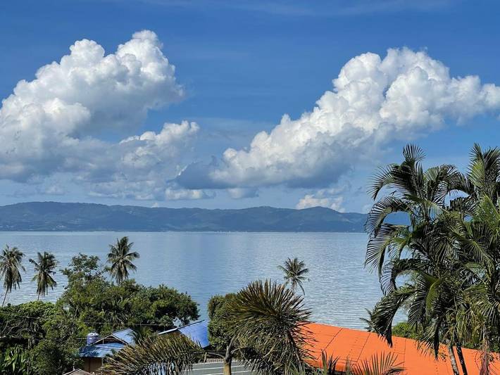 Ferienhaus für 2 Personen, mit Balkon und Garten sowie Ausblick auf Koh Phangan