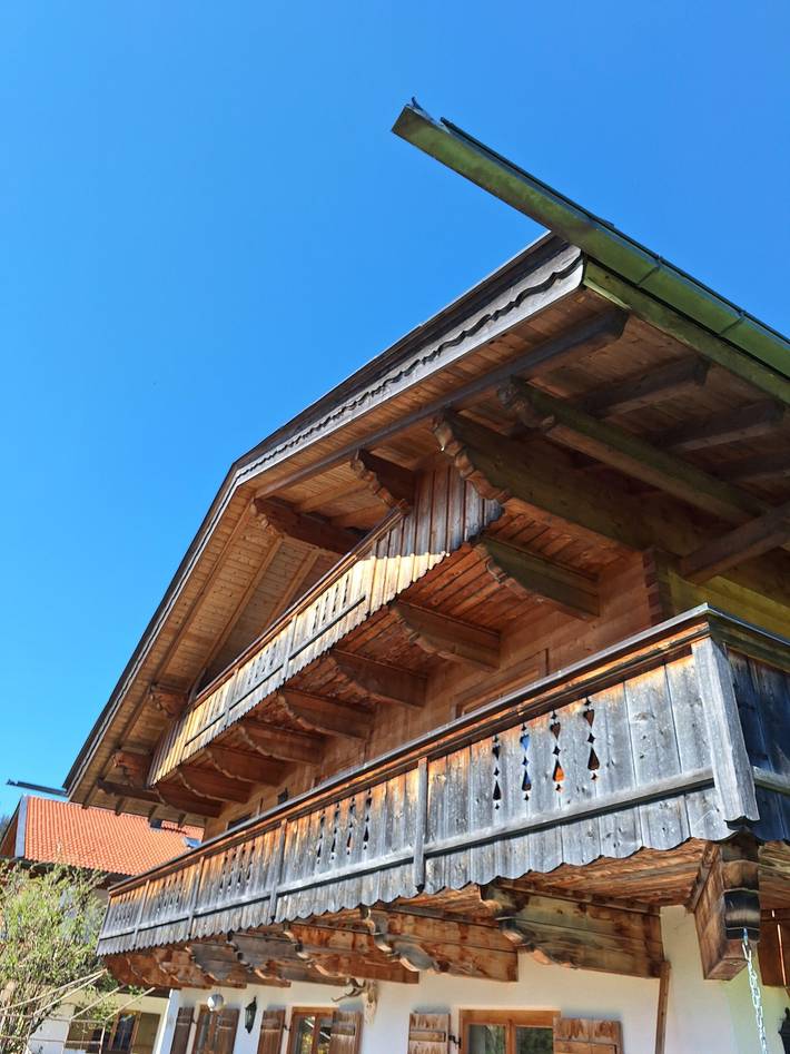 Ferienwohnung für 2 Personen, mit Balkon und Ausblick in Wallgau - 2