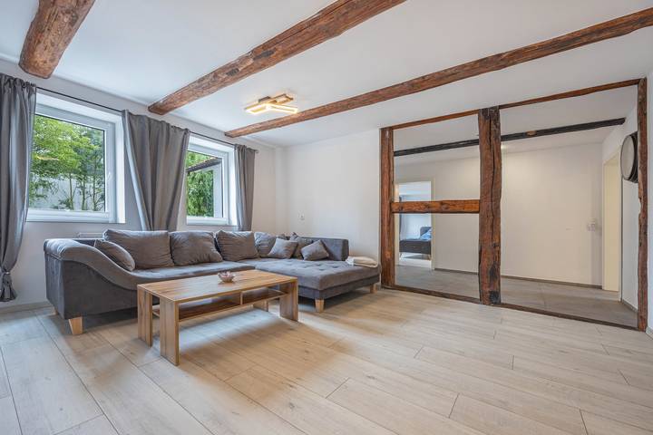 Ferienwohnung für 4 Personen, mit Garten