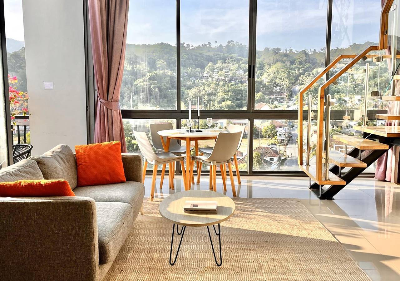 Entire apartment, Panoramic mountain view Duplex at Icon Park C42 in Kamala Beach, Kamala