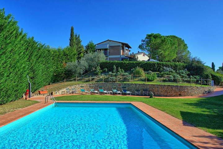 Villa pour 8 personnes avec balcon in Certaldo, Chianti