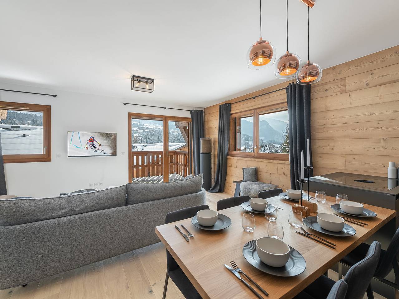 Apartamento entero, Nuevo 3P con parking y servicios incluidos en Megève in Megève, Pays du Mont-Blanc