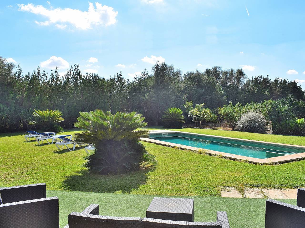 Komfortable Villa in Muro mit privatem Pool, Klimaanlage und Wlan in Muro, Mallorca Norden