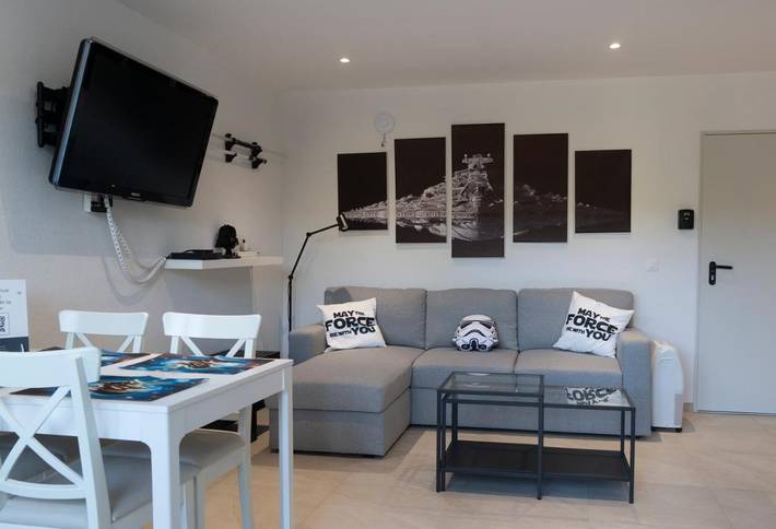 Location de vacances pour 4 personnes, avec terrasse et vue, animaux acceptés à Châtel-Saint-Denis