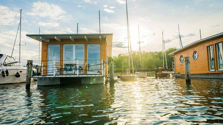 Boot für 4 Personen, mit Terrasse in Krummin
