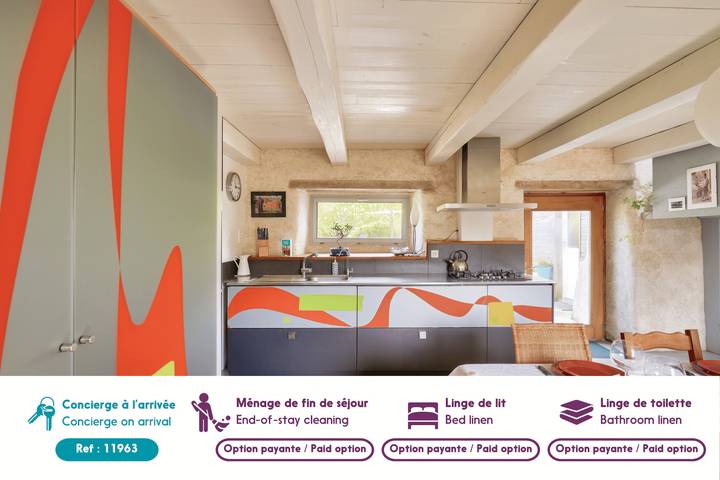 Location de vacances pour 6 personnes, avec terrasse et jardin à Plovan - 3