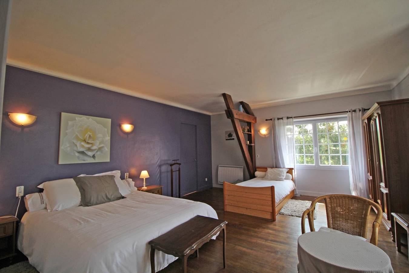 Chez Doussaud - Chambre blanche  et verte in Bessines-sur-Gartempe, Región de Bellac