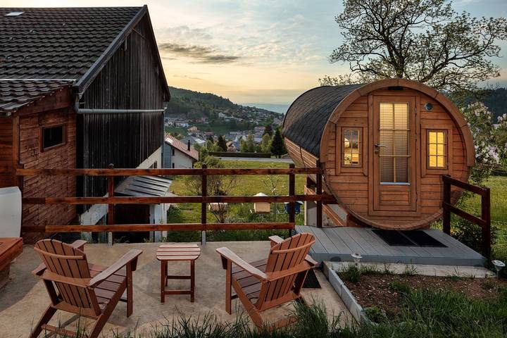 Chambre d’amis pour 4 personnes, avec sauna et jardin à Sainte-Croix - 4