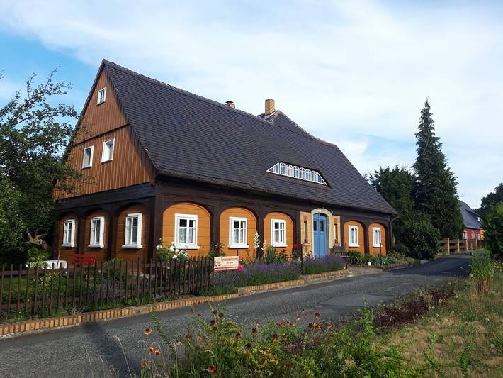 Ferienhaus für 6 Personen, mit Garten und Terrasse, mit Haustier im Zittauer Gebirge