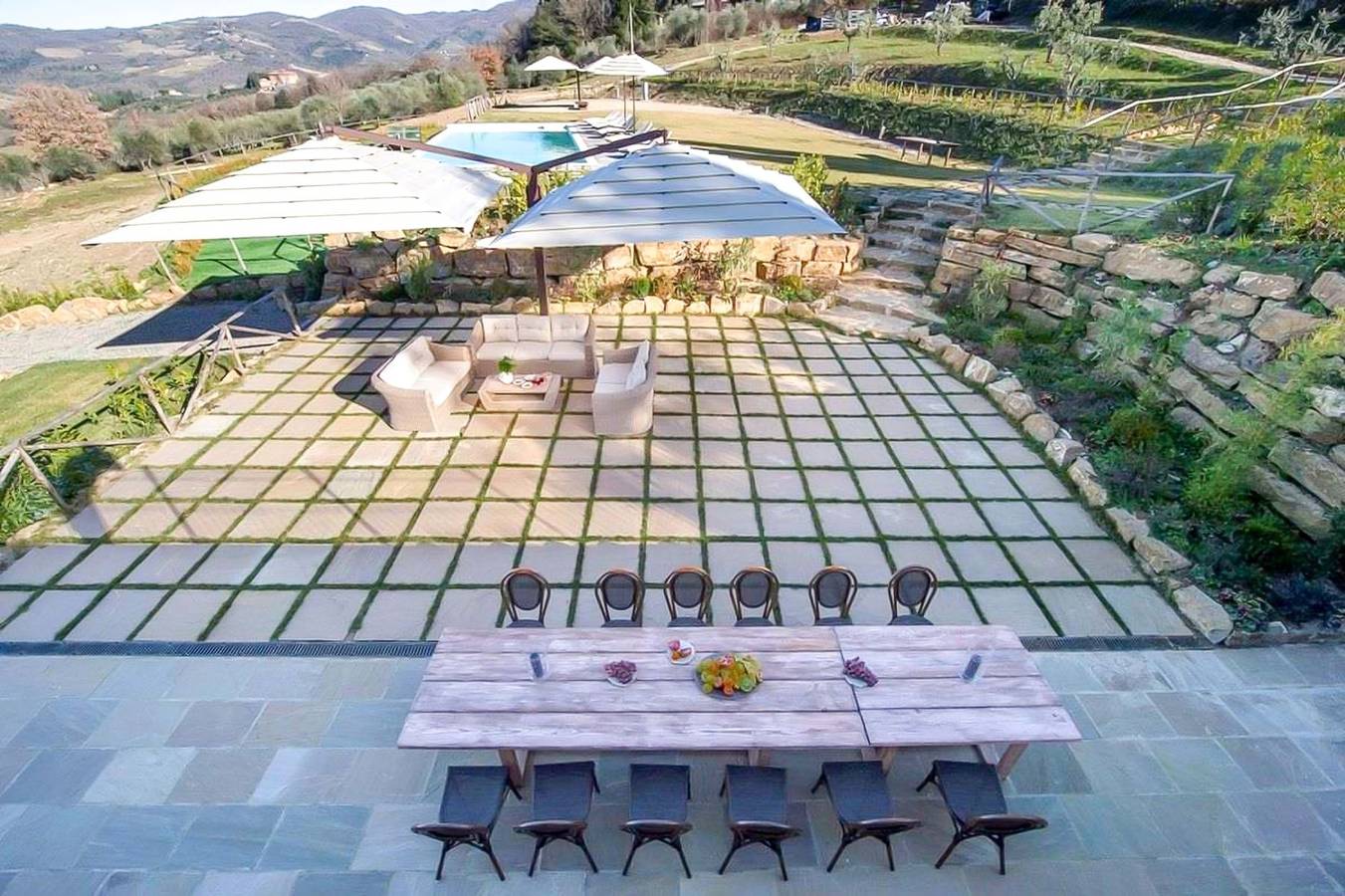 Villa für 14 Personen mit Balkon in Chianti