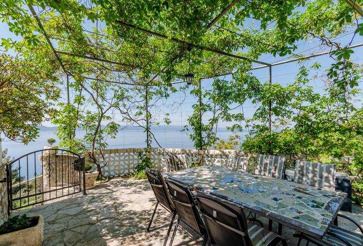 Ferienhaus für 2 Personen, mit Meerblick und Balkon an der Makarska Riviera
