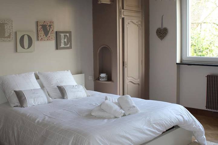 Appartement entier, Gîte meublé de tourisme 170 m2, classé 4*, au calme vue sur rivière in Strasbourg, Région de Strasbourg