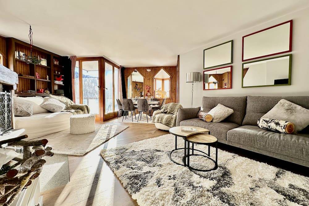 Ganze Wohnung, Luxury 4beds ski-in&out steps from center in Cervinia, Valtournenche