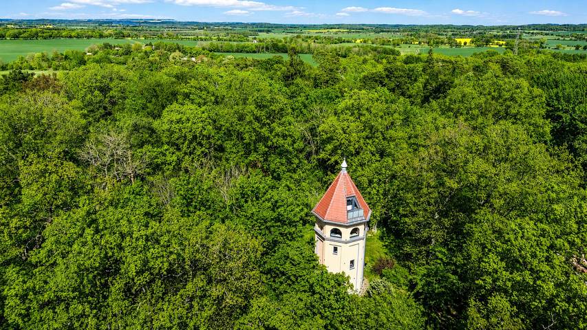 Torre histórica en Putbus, en Rügen in Putbus, Rügen