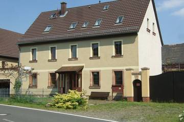 Ferienwohnung für 3 Personen, mit Garten am Störmthaler See