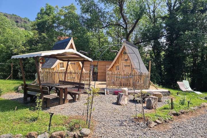 Cabane en bois pour 4 personnes