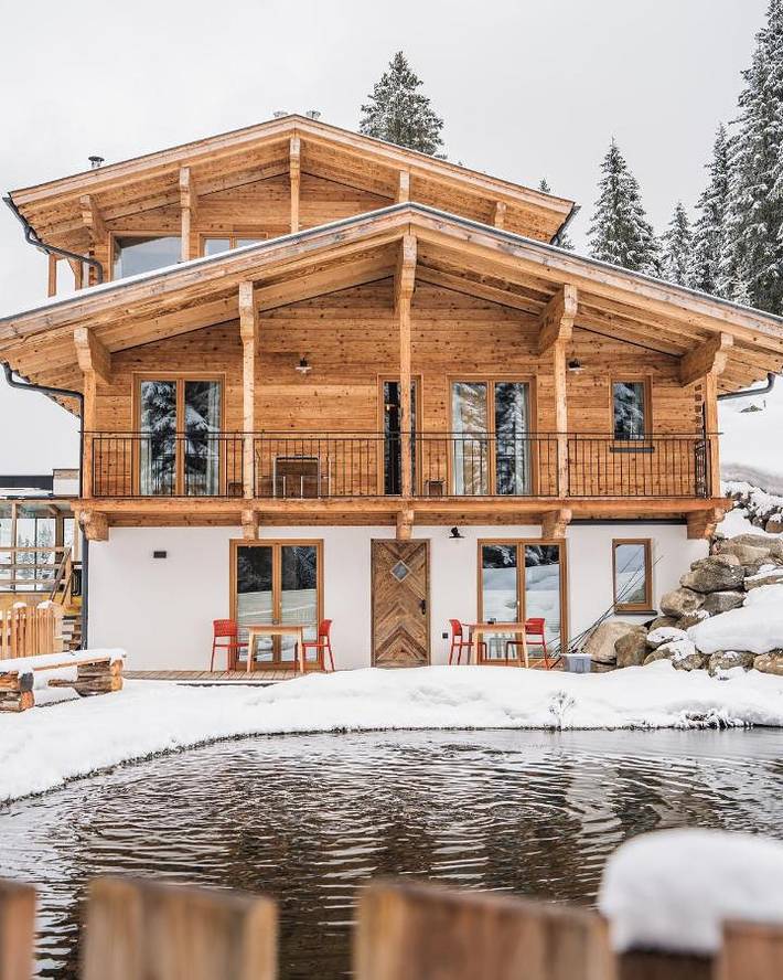 Lodge für 10 Personen, mit Sauna und Garten sowie Ausblick und Seeblick - 1