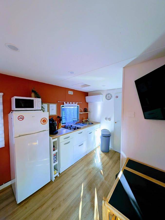 Camping pour 5 personnes, avec terrasse et vue