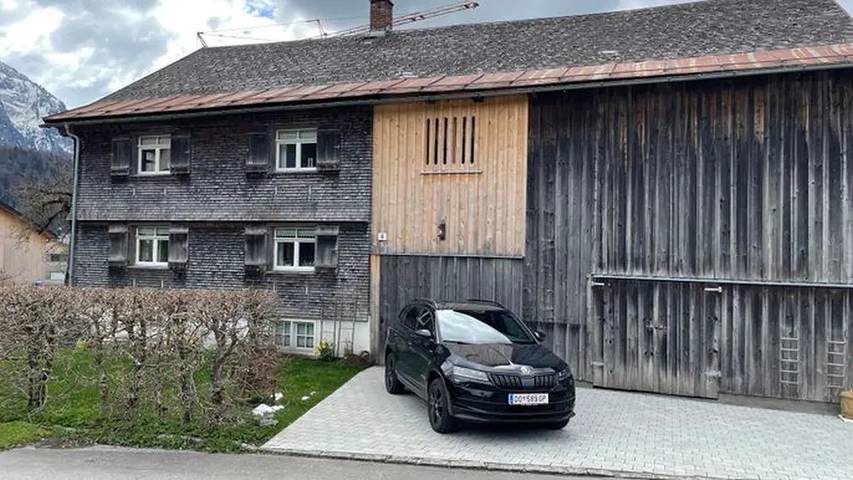 Ferienhaus für 5 Personen, mit Garten im Bregenzerwald