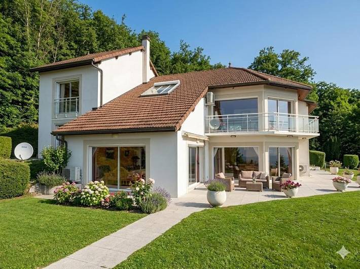 Chalet para 12 personas, con vistas al lago y vistas además de balcón y jardín - 1