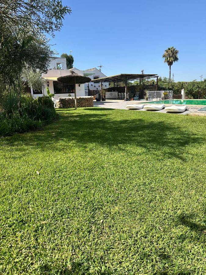Albergue para 14 personas, con Balcón y Terraza además de Jardín y Piscina en Montellano