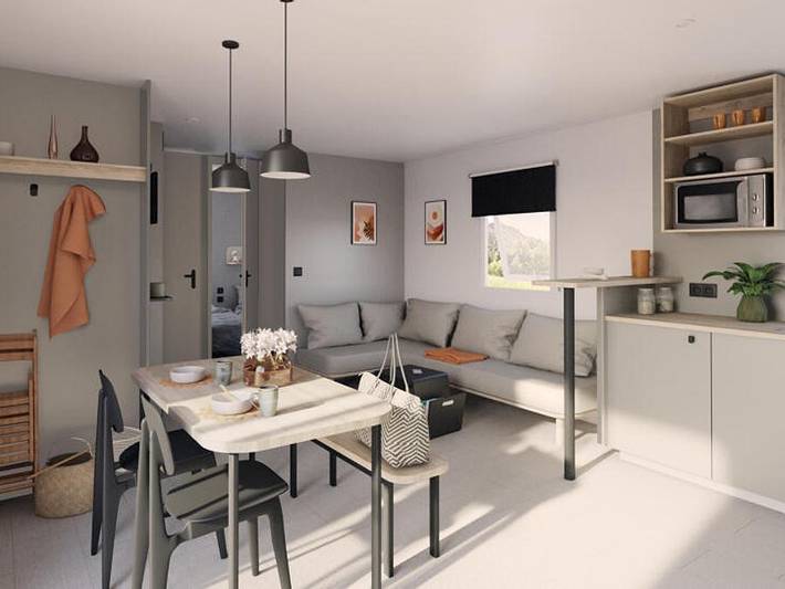 Mobil home pour 8 personnes, avec bassin pour enfant à Les Loges - 4