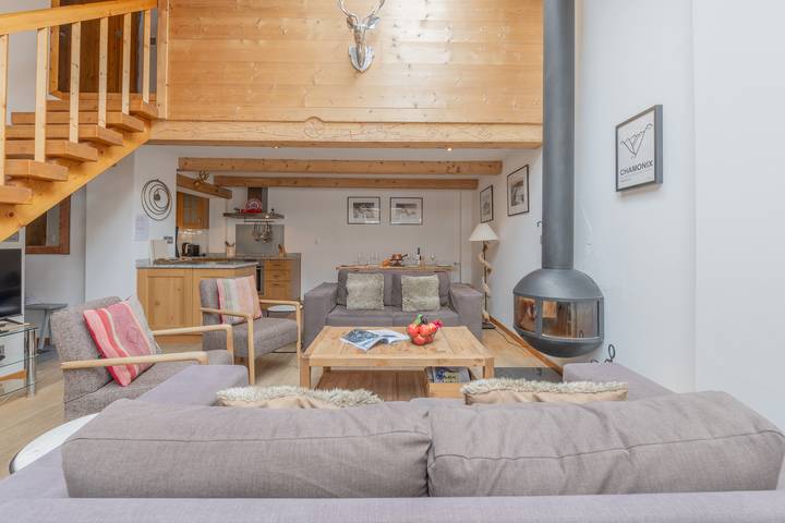 Chalet voor 6 personen, met balkon, kindvriendelijk in Chamonix