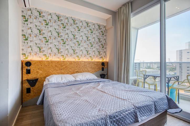 Apartamento de vacaciones para 2 personas, con piscina en São Paulo