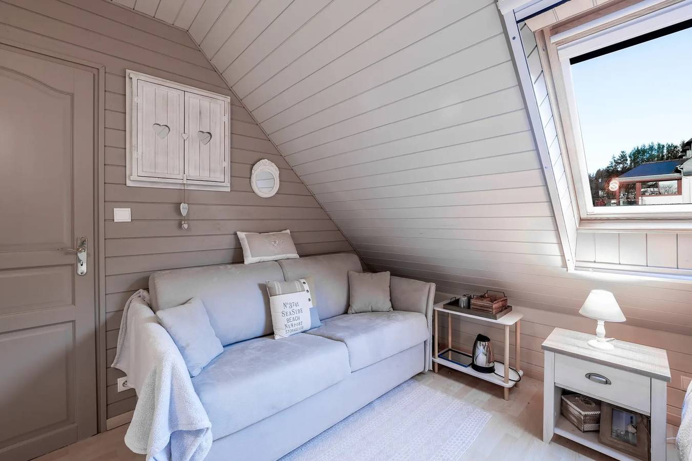 Gästezimmer „Chambre Cosy à l’écrin de bois“ mit Terrasse, Garten, Wlan in Guerlédan, Guingamp Region