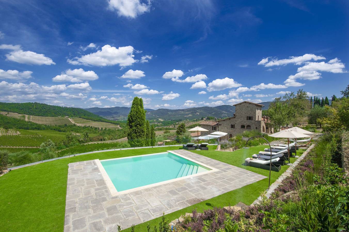 Ville Il Paradiso/Villa Bellaflore in Greve In Chianti, Chianti