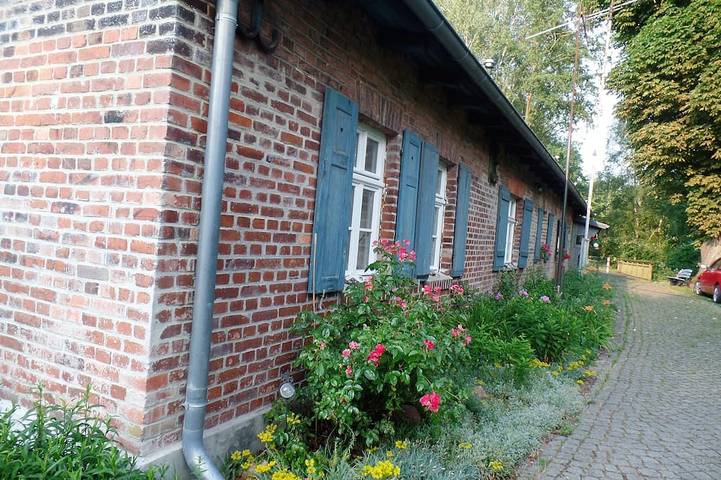 Wassermühle in Einzellage am Fluß, Radlerparadies in Drahnsdorf, Dahme-Spreewald