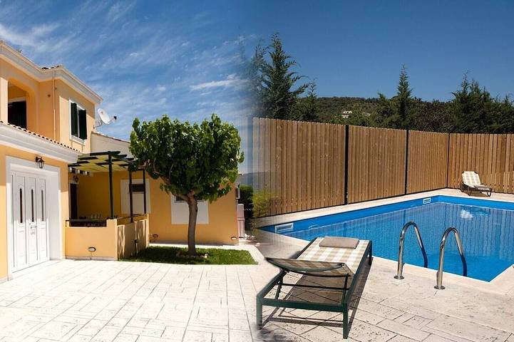 Villa pour 8 personnes, avec jardin et balcon dans Ligia