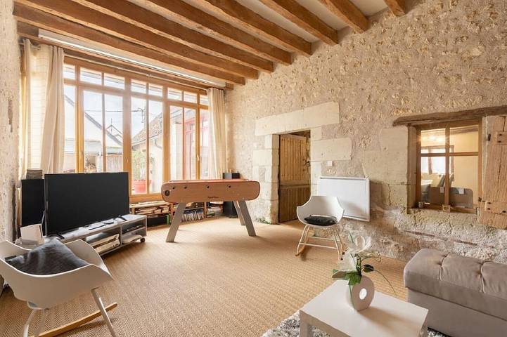 Gîte pour 15 personnes, avec jacuzzi et piscine à Mosnes - 3
