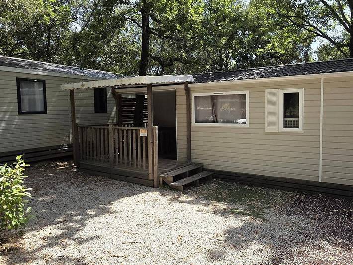 Mobil home pour 6 personnes, avec bassin pour enfant à Lagorce - 2