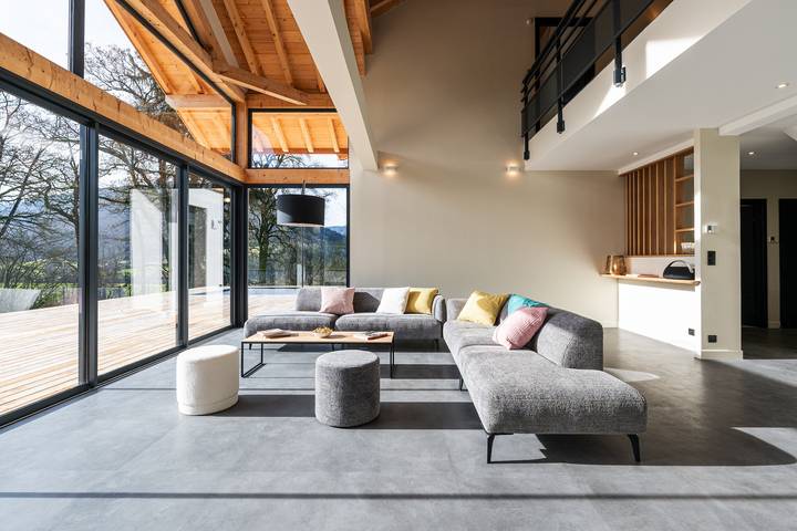 Gîte pour 12 personnes, avec jardin, adapté aux familles à La Motte-en-Bauges - 4