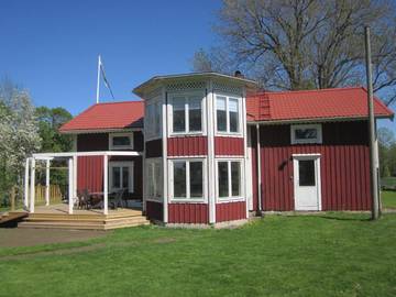 Cottage pour 4 personnes, avec jardin à Kumla