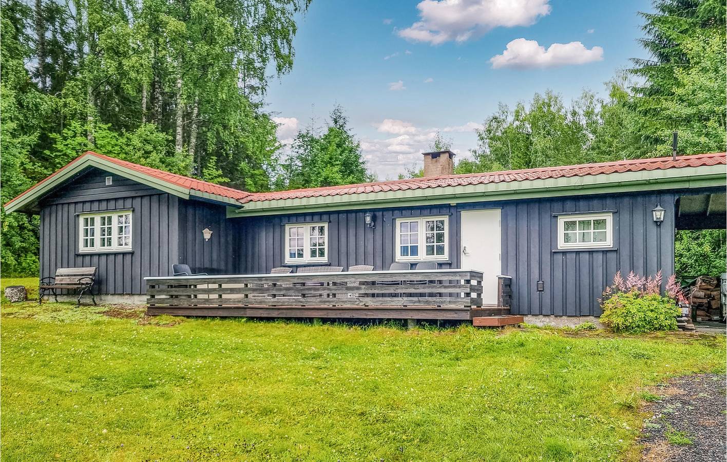 Ferienhaus für 4 Personen mit Garten in Nord-Odal