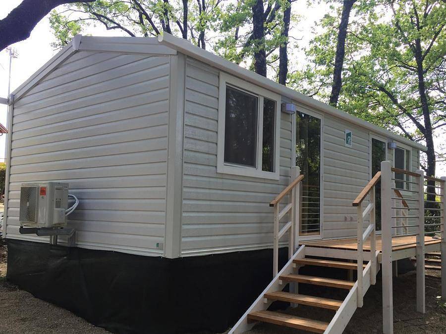 Camping Boschetto di Piemma - Mobilheim 3 personen - Grüner Raum in San Gimignano, Siena Provinz