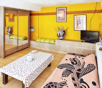 Gîte pour 2 personnes, avec terrasse à Vieux-Habitants