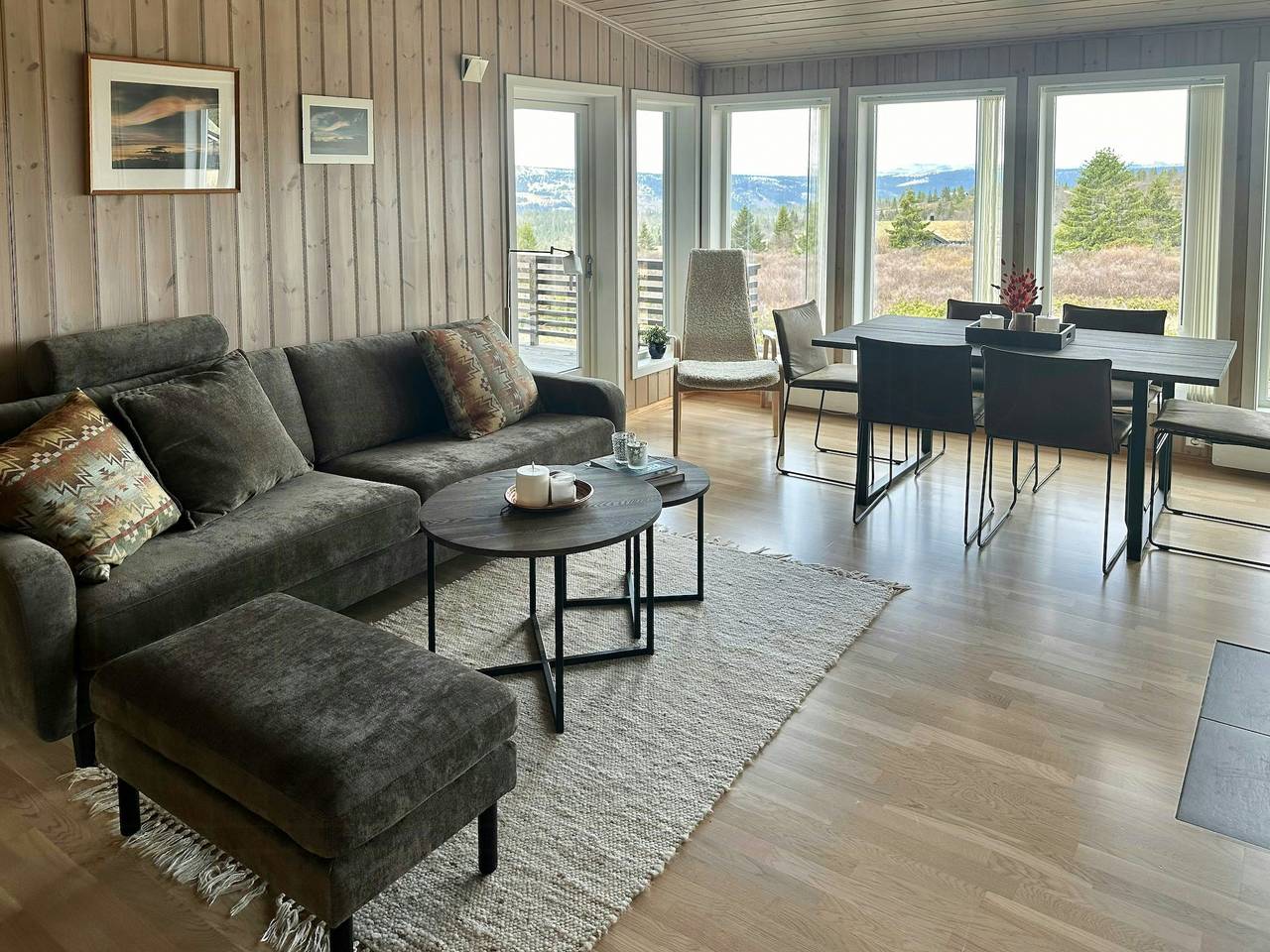 Hütte mit Blick auf den Venabygdsfjellet in Ringebu