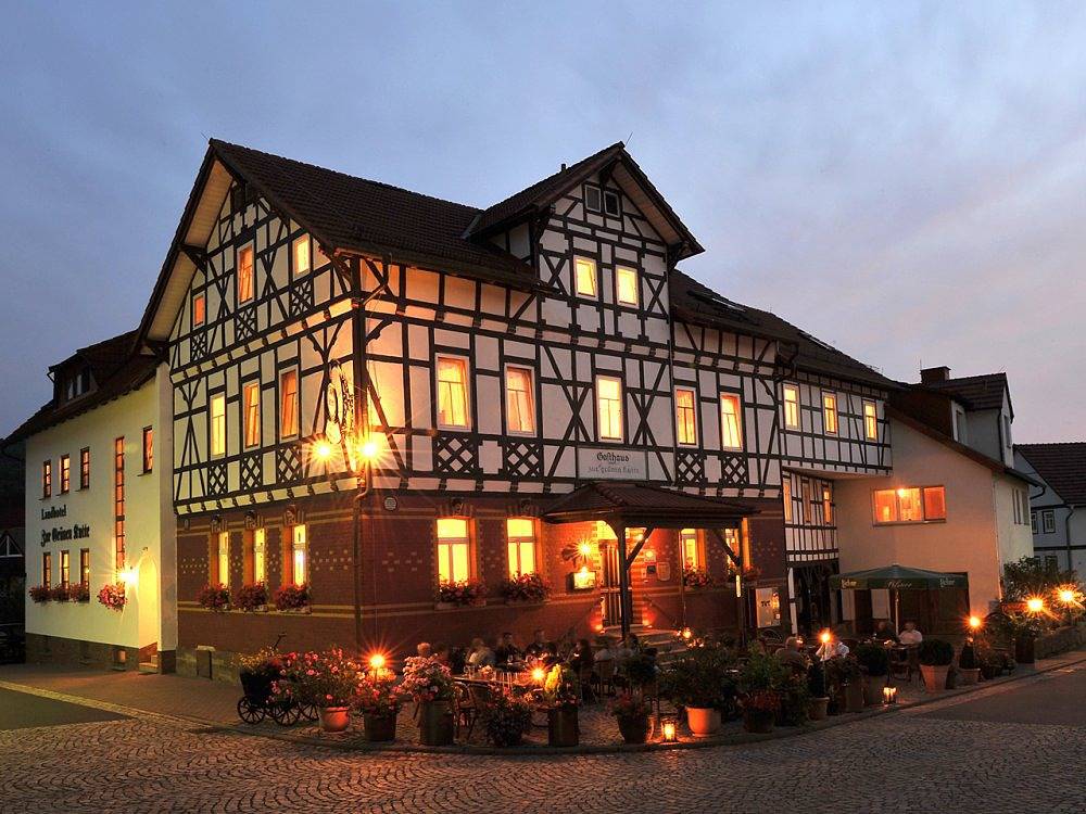 Landhotel Zur Grünen Kutte - Bauernhofstube in Urnshausen, Wartburg und Umgebung