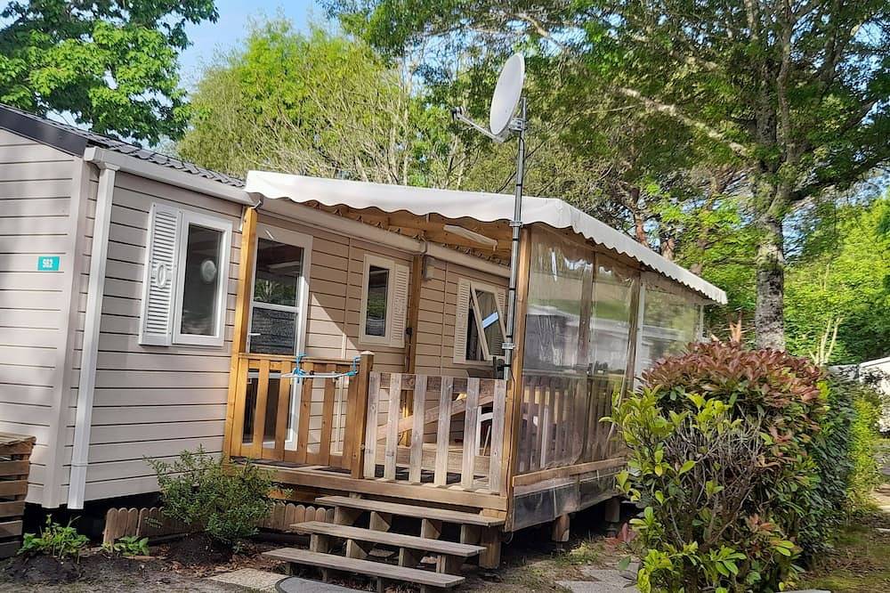 To rent in the heart of the Landes forest between Biscarrosse and Mimizan, Mobilhome 8places in Gastes, Côte d’Argent