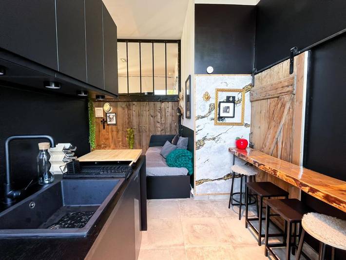 Gîte pour 4 personnes, avec terrasse dans Saint-Jean-de-Touslas