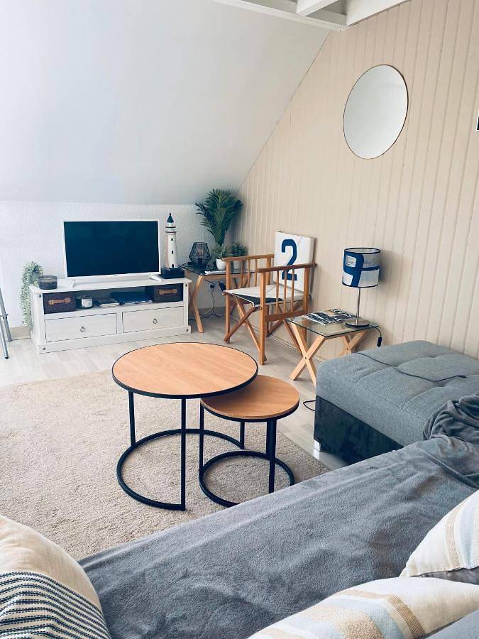 Gîte pour 6 personnes, avec vue, animaux acceptés dans Plage du Prieuré - 3